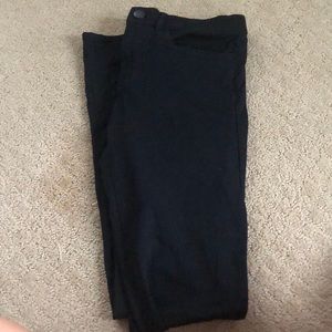 Black jeggings